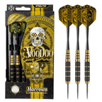 Harrows Mens Vodoo Brass Darts Steel Tip, Yellow/Black, 23G