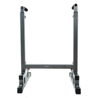 Balancefrom Multi-Function Dip Stand Dip Station Dip Bar With Improved Structure Design, 500-Pound Capacity, Gray