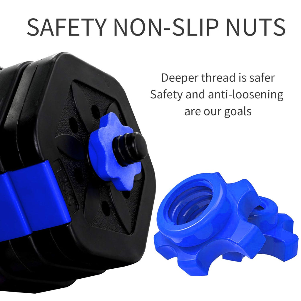Vivitory Dumbbell Sets Adjustable Weights, Free Weights Dumbbells Set With Connector, Non-Rolling Adjustable Dumbbell Set, Weigh