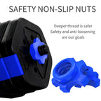 Vivitory Dumbbell Sets Adjustable Weights, Free Weights Dumbbells Set With Connector, Non-Rolling Adjustable Dumbbell Set, Weigh