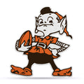 Rico Industries Nfl Football Cleveland Browns Retro Shape Cut Pennant - Home And Living Room D  Cor - Soft Felt Ez To Hang