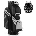 Goplus Lightweight Golf Cart Bag, Molded Lock Top Golf Club Bag w/14-Way Full Length Organizer Dividers, 11 Pockets, Cooler Bag,