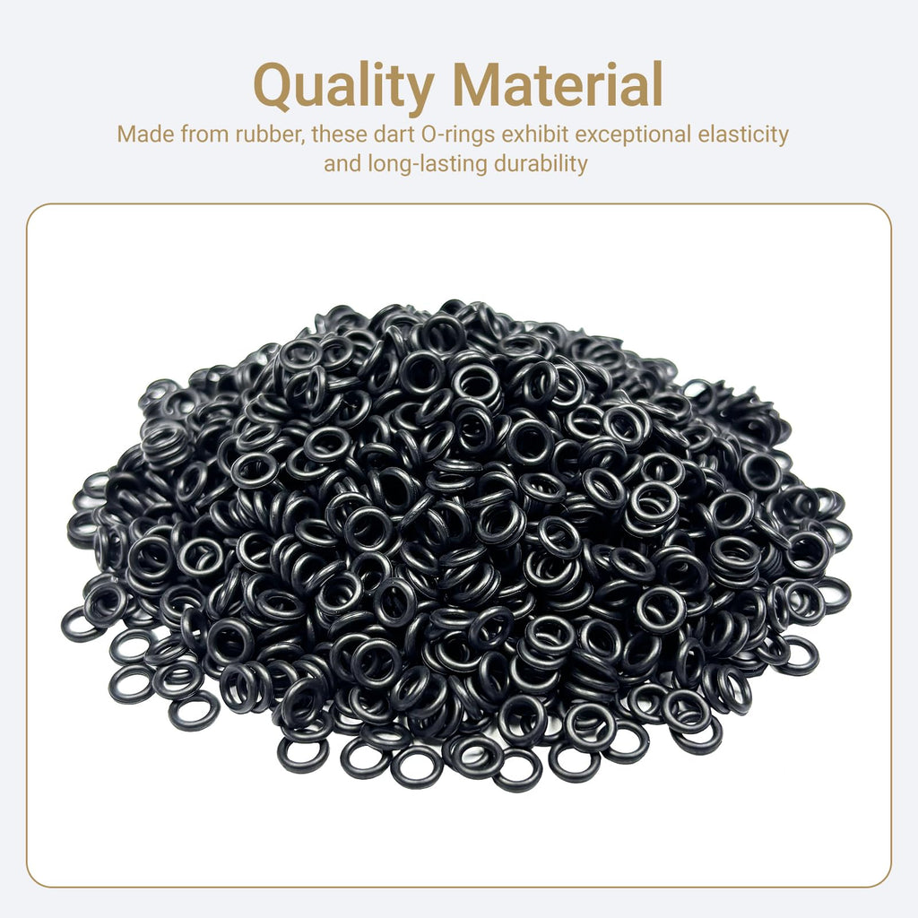 Wolftop Dart Accessory: O-Ring Applicator Tool + 200 Pcs 2Ba Rubber O-Rings Dart Washers