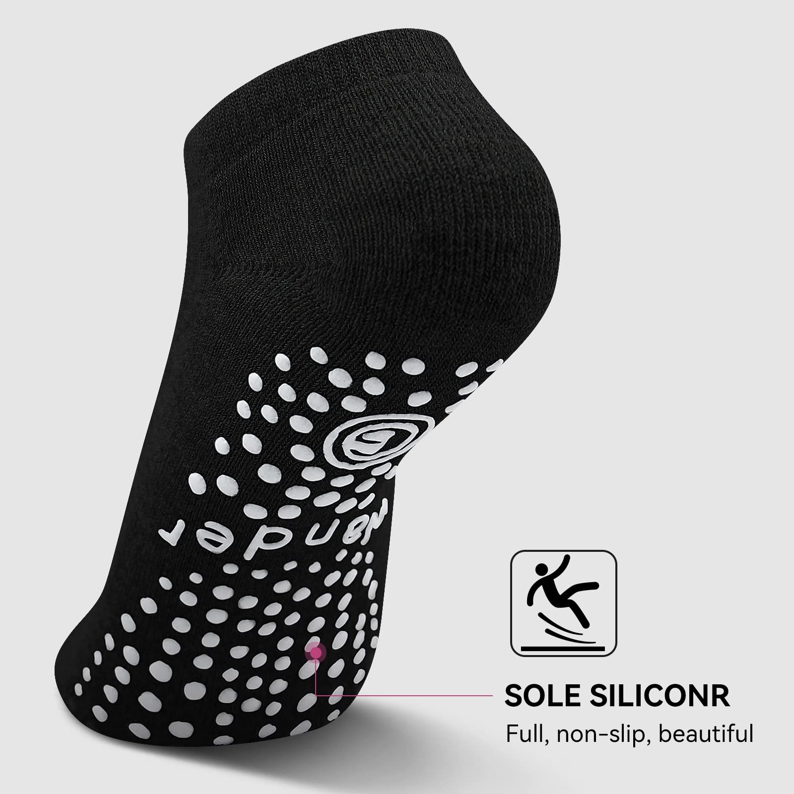 Yoga Socks Non Slip Skid Socks With Grips Pilates Ballet Barre Socks For Women