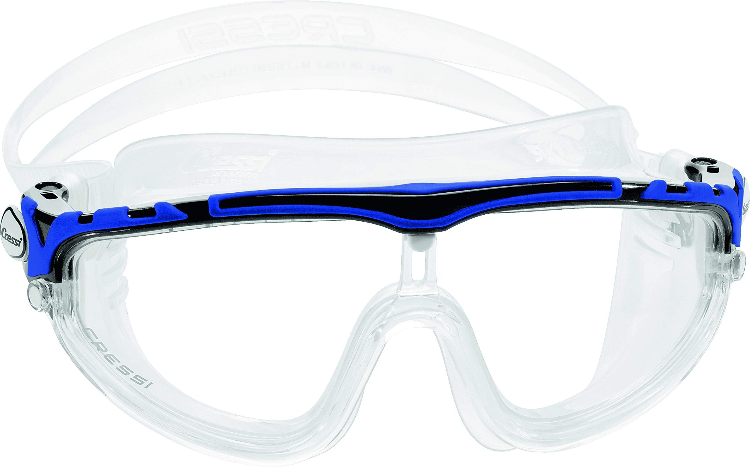 Cressi Skylight, Clear-Black/Blue, Clear Lens [Duplicate]