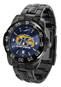 SunTime Kent State Golden Flashes Men's Watch, Black Fantom Sport with AnoChrome Team Logo Dial, Stainless Steel 20mm Strap