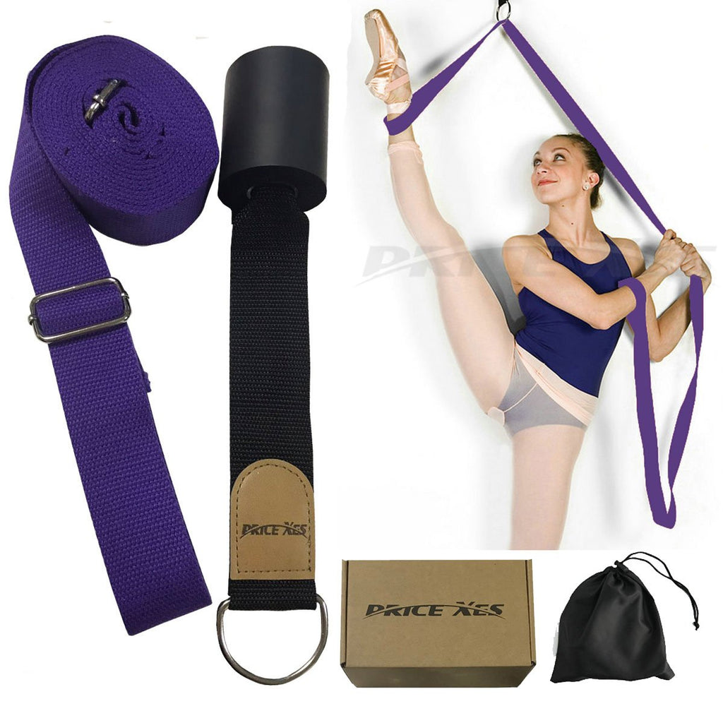 Leg Ballet Yoga Stretcher, Door Attachment, Get More Flexible, Flexibility & Stretching Leg Straps - Great For Cheer Dance Gymna