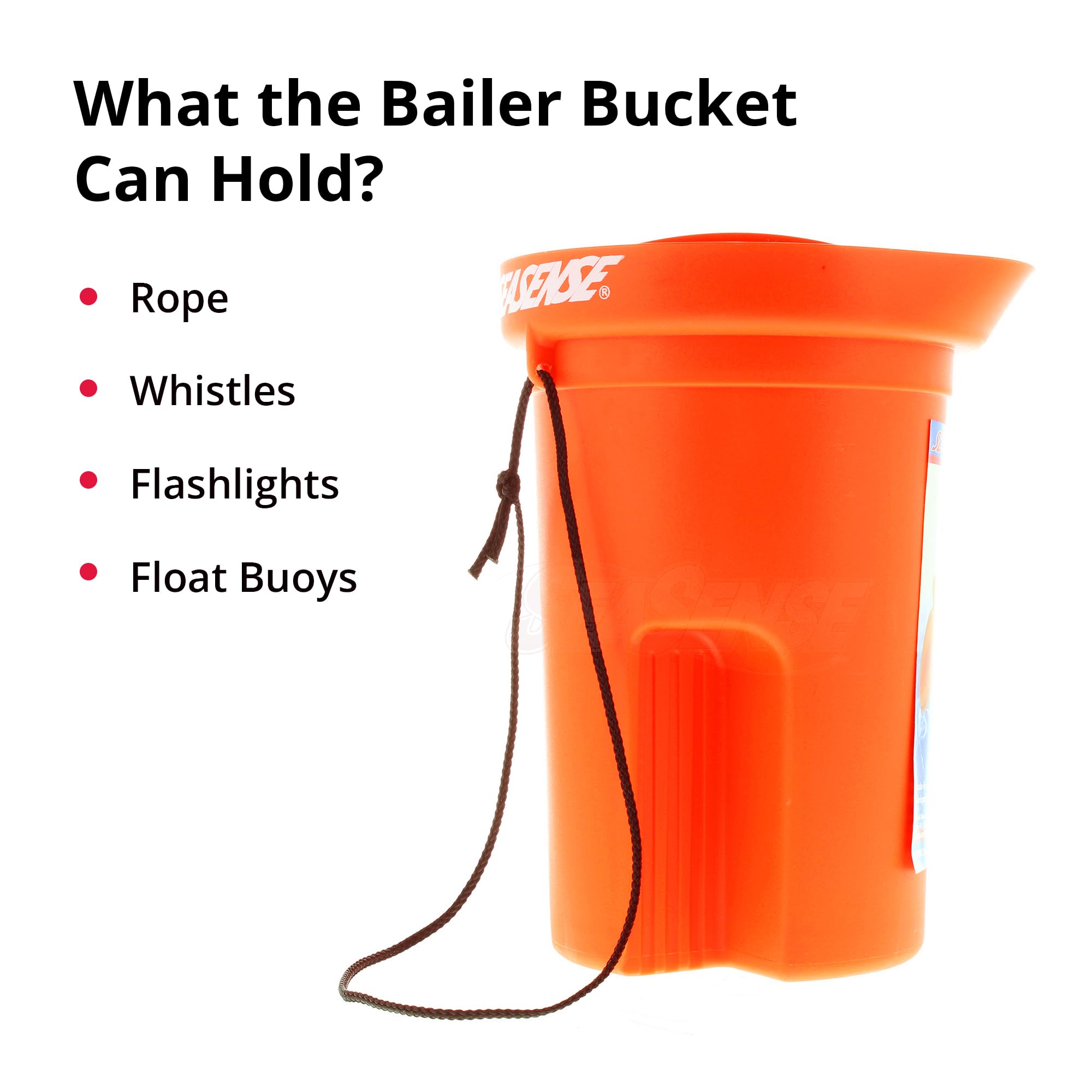 Seasense Bailer Bucket With Lid
