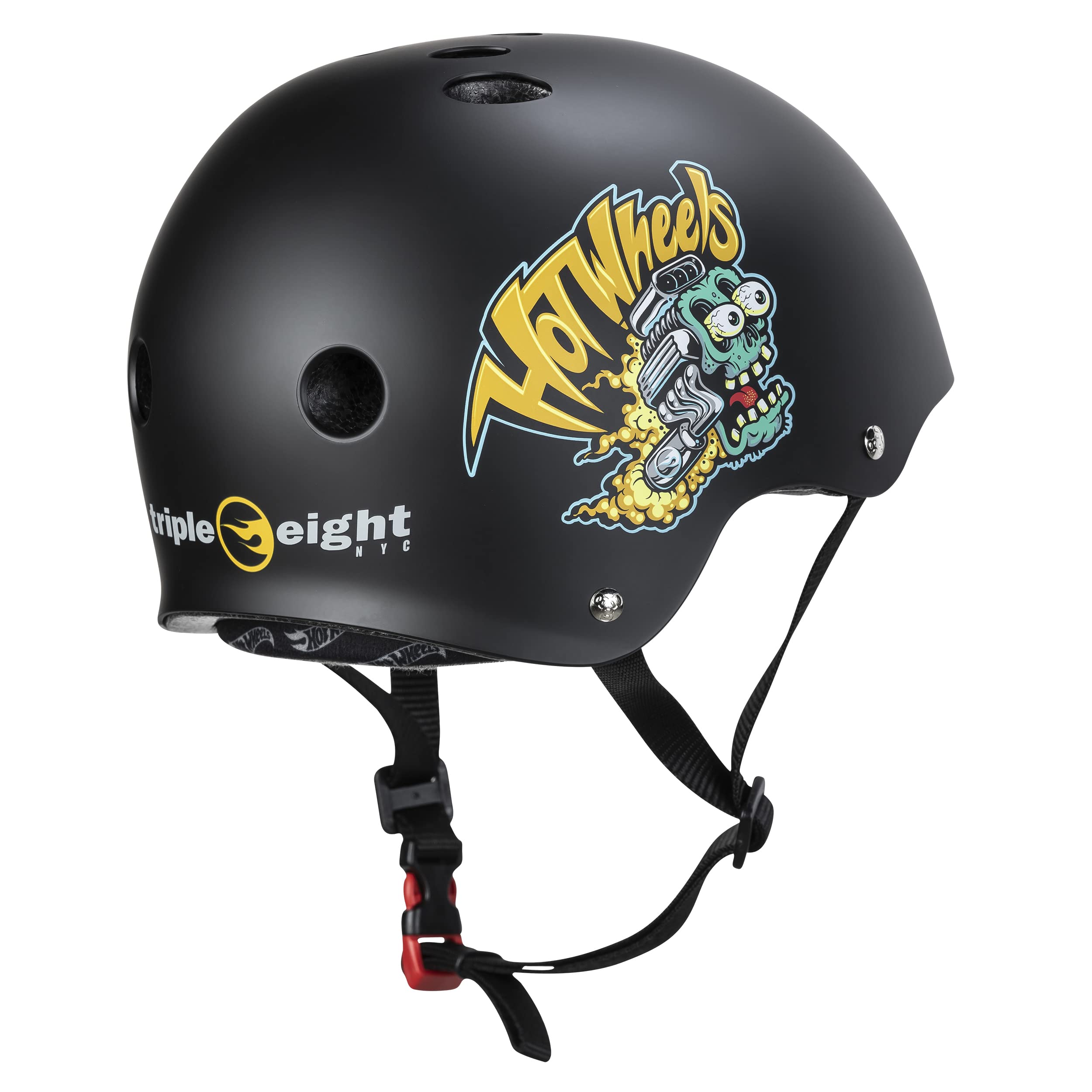 Triple Eight The Certified Sweatsaver Helmet, Hot Wheels, Large-X-Large
