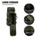 Mardingtop 70L Hiking Internal Frame Backpacks With Rain Cover Army Green