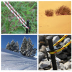 Tent Stakes Heavy Duty, Barefour 8-Inch Camping Stakes,4-Pack Forged Steel Tent Pegs Unbreakable And Inflexible - Available In R