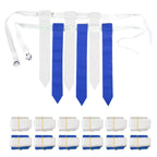 Wyzworks 12 Player Adjustable Flag Football Set, 3 Flags Per Belt, Hook And Loop Fastener, Nylon Belt W/Double D-Ring Closure, 1