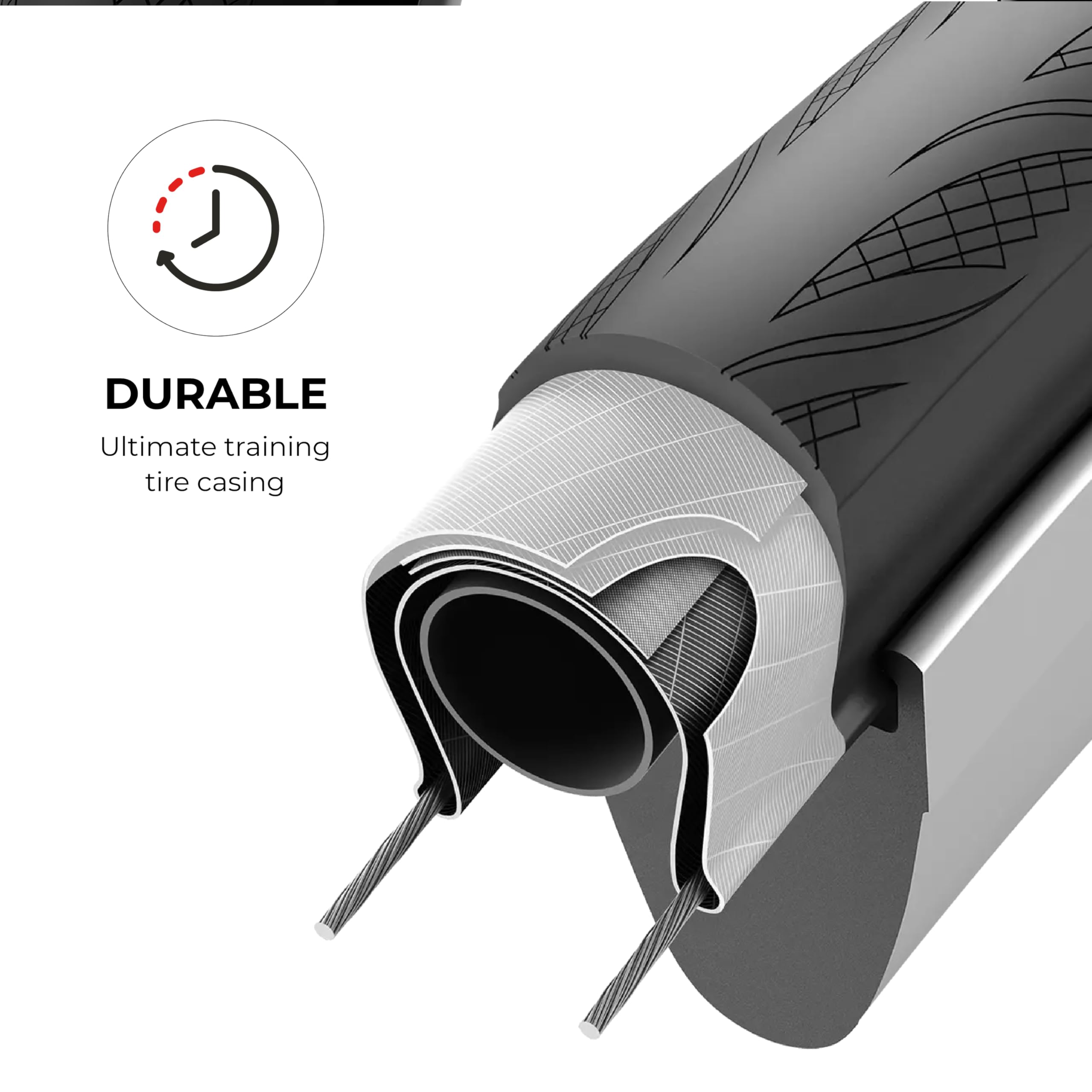 Vittoria Rubino Pro Iv Graphene 2.0 - Performance Road Bike Tire - Tubeless Ready Bicycle Tires (700X25C, Full Black)