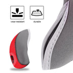 Dilwe 10 Pcs Golf Putter Protector, Wedge Neoprene Iron Head Cover With Zipper Long Neck See Through Window Golf Covers (Gray+Re