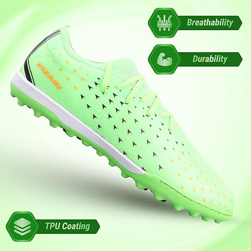 Vizari Tioga Adult Turf Soccer Cleats – Lime