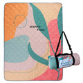 Exclusivo Mezcla Waterproof Picnic Blankets 3-Layer 60X80 Inches Large Sandproof Beach Blanket Foldable Outdoor Blanket For Camp