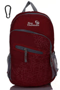 Outlander Packable Handy Lightweight Travel Hiking Backpack (Dak Red, 33L)