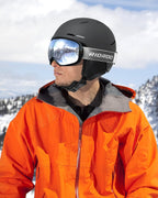 RIOROO Ski Helmet for Women Men, Safety Certified Snowboard Helmet with Shockproof ABS Hard Shell for Adults & Youth