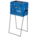Tourna Ballport Tennis Ball Hopper Holds 80 Balls Durable and Lightweight - Blue