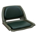 Wise 8Wd139 Series Molded Fishing Boat Seat With Marine Grade Cushion Pads, Green Shell, Green Cushion