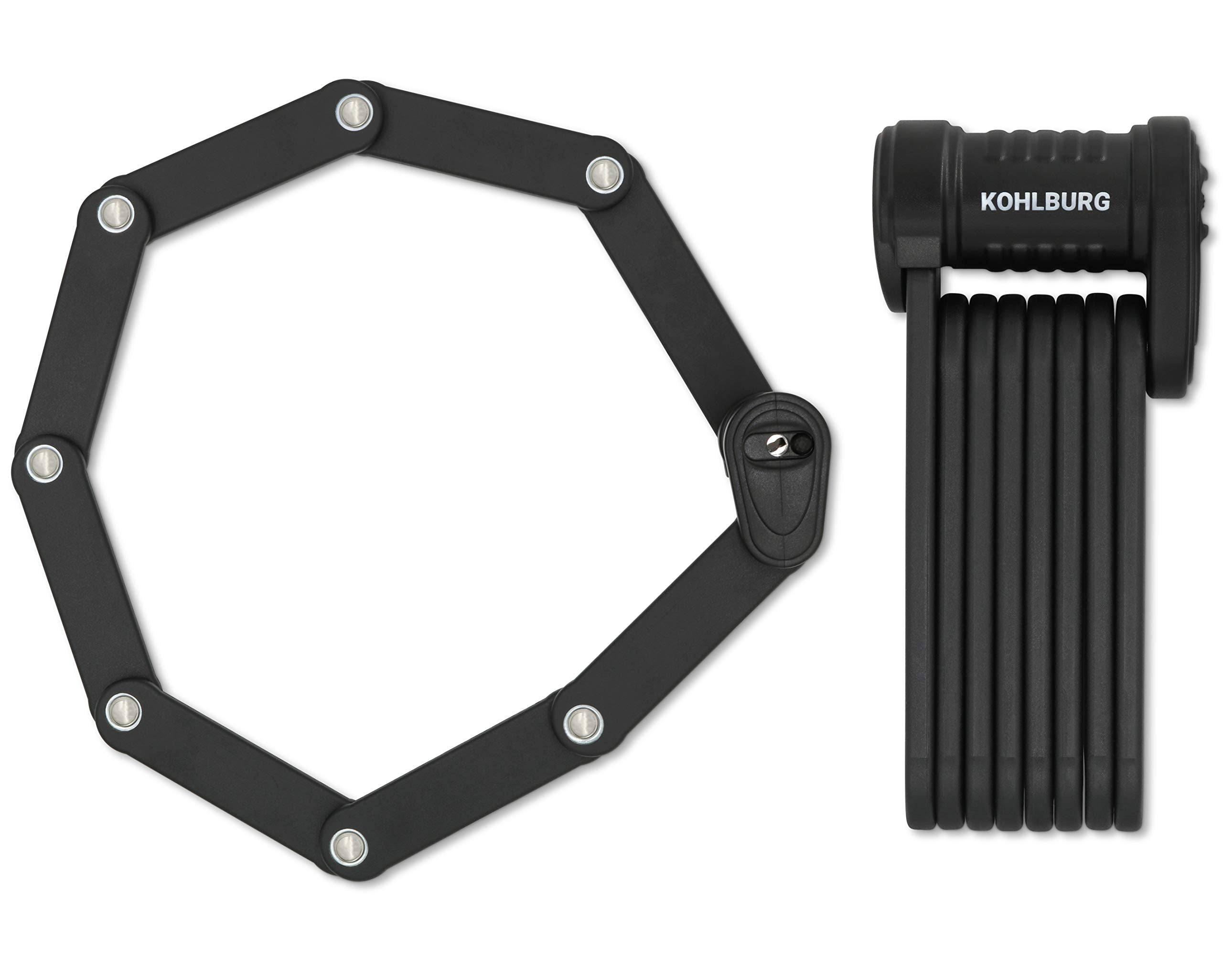 Kohlburg Security Folding Lock - 35 Foldable Bicycle Lock - High German Security Standard - Very Secure Folding Bike Lock - Spec