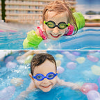 Starweh Kids Swim Goggles, 2 Pack Swimming Goggles No Leaking Anti Fog Kids Goggles For Boys Girls(Age 6-14)