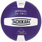 Tachikara Sv5Wsc Sensi-Tec Composite  Volleyball (Purple And White)