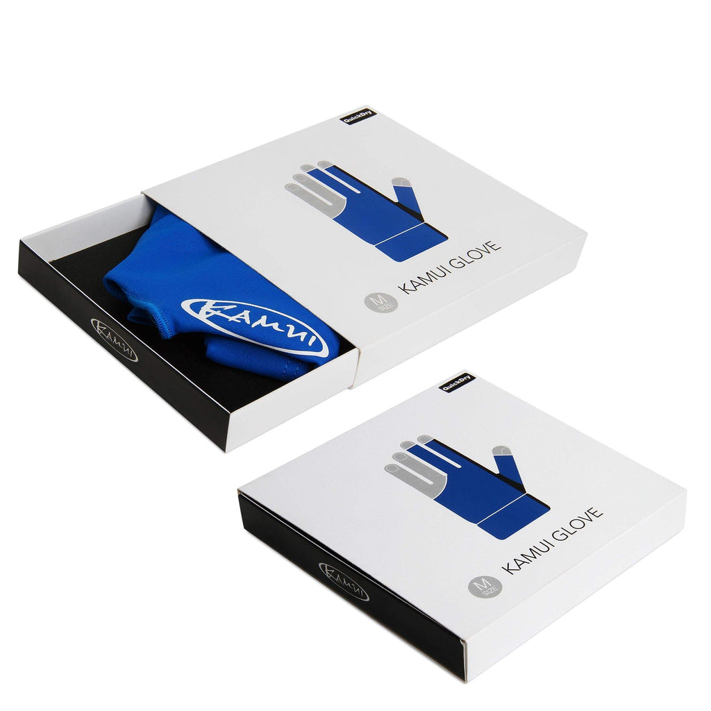 Kamui Billiard Glove Quickdry, For Left Hand, Blue (L)