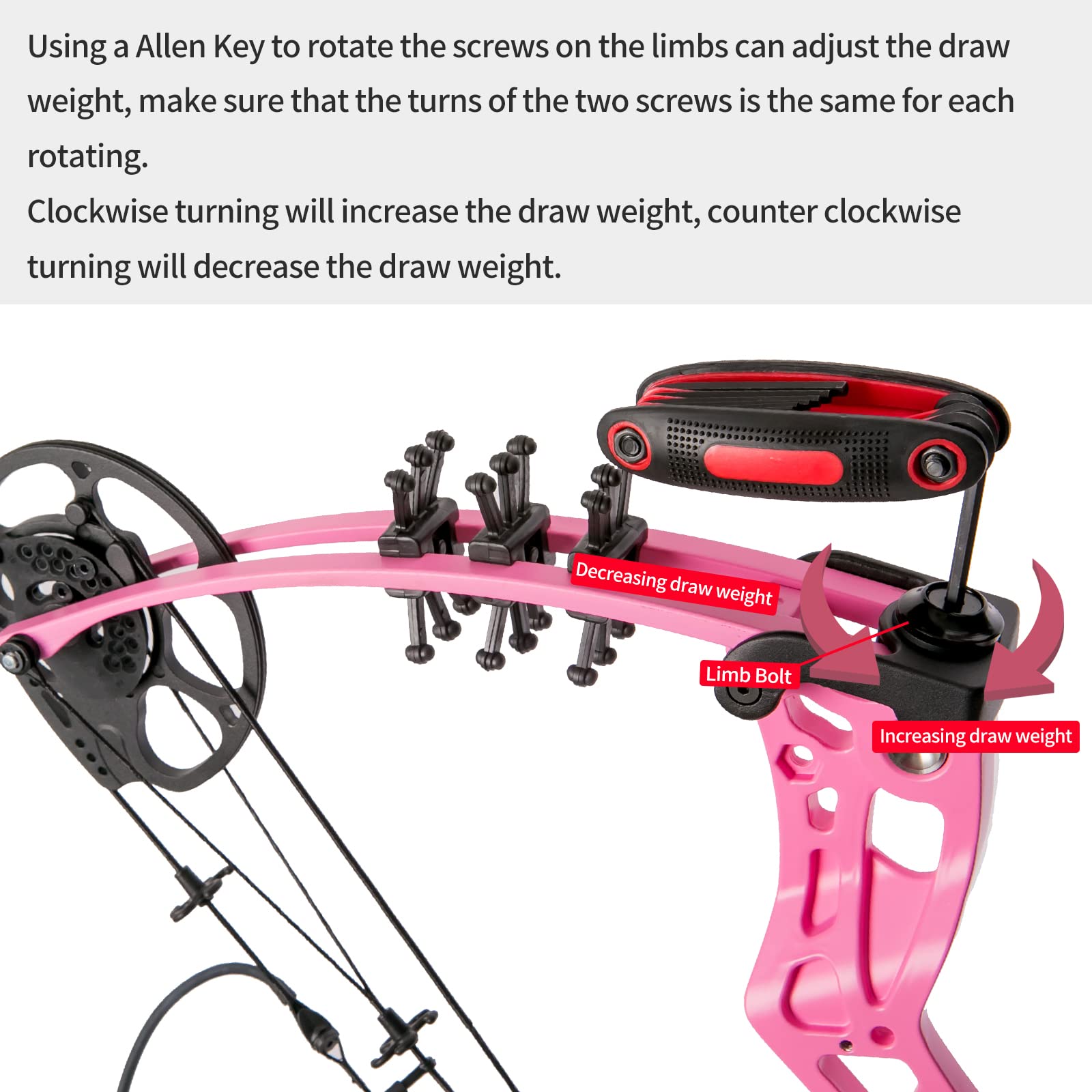 Akchoer Compound Bow And Arrow Kit Youth Bow And Arrow Set, 15-45 Lbs Draw Weight, 18-29 Draw Length, Right Handed Bow For Begin