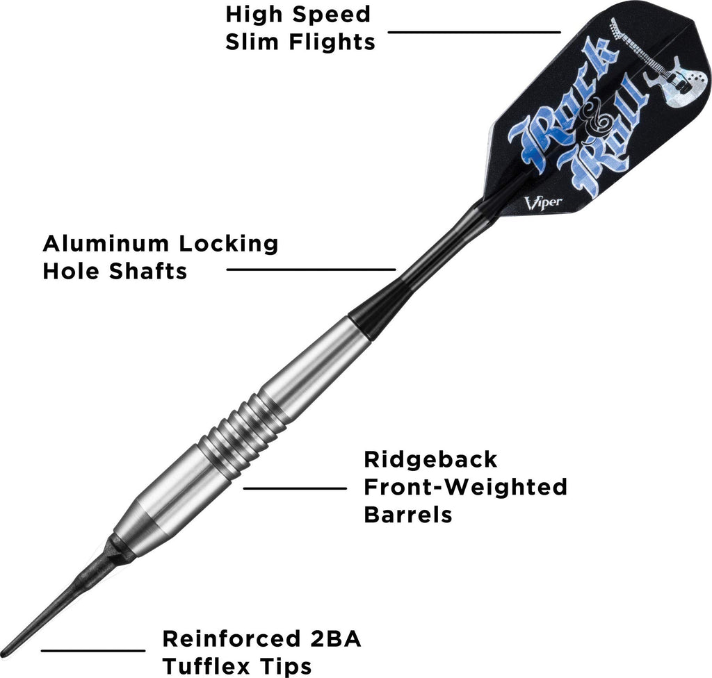 Viper Underground Rock & Roll Soft Tip Darts 18 Grams