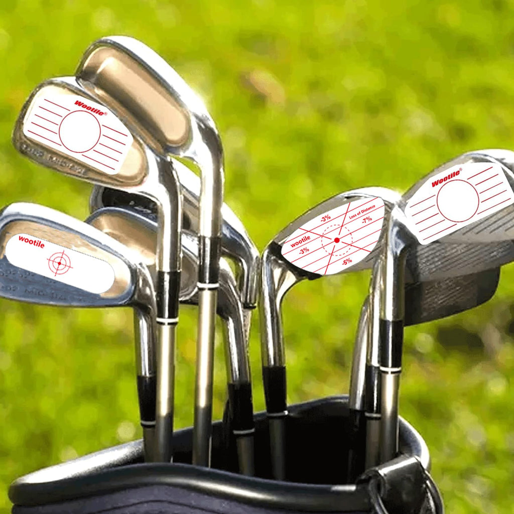 Golf Driver Impact Tape Labels 180Pcs Golf Impact Stickers Golf Clubs Labels For Swing Training Irons And Woods Iron Ball Hittin