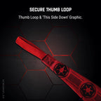 Hayabusa Star Wars(Tm) Galaxy Boxing Hand Wraps Officially Licensed Reusable Hook And Loop Closure For Men And Women - Sith, 180