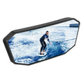 Kemimoto Marine Boat Mirror Upgraded Size 10.5 In X 4 In, Universal Boat Rear View Mirror For Ski Boats Pontoon Boats Water Skii