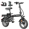 RPINT Foldable Electric Bike for Adults and Teens, 740W Peak Motor Ebike with 48V 10AH Removable Battery, 30-35 Miles PAS Range,