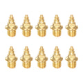HARFINGTON 10pcs Track Spikes 6.7mm Tower Nails Hard Steel Replacement Spikes for Middle Long-Distance Running Track Shoes, Gold
