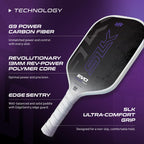 Selkirk Sport Slk Evo Power Xl Pickleball Paddle By Selkirk Sport | G9 Power Carbon Fiber Pickleball Paddle With Spinflex Surfac