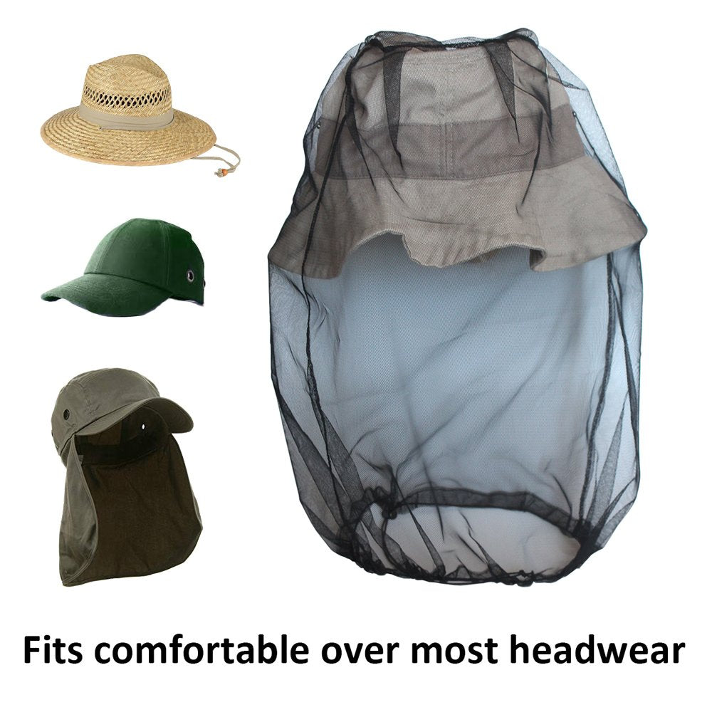 Anvin Mosquito Head Mesh Nets Gnat Face Netting For No See Ums Insects Bugs Gnats Biting Midges From Any Outdoor Activities, Wor