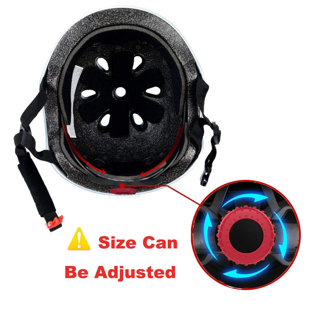 Kamugo Kids Adjustable Helmet, Suitable For Toddler Kids Ages 2-8 Boys Girls, Multi-Sport Safety Cycling Skating Scooter Helmet
