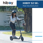 Hiboy 430W Peak Motor Electric Scooter, 10 Tires,17 Miles Range, 19 MPH Speed, Dual Brake System, Electric Scooter Adults Commut
