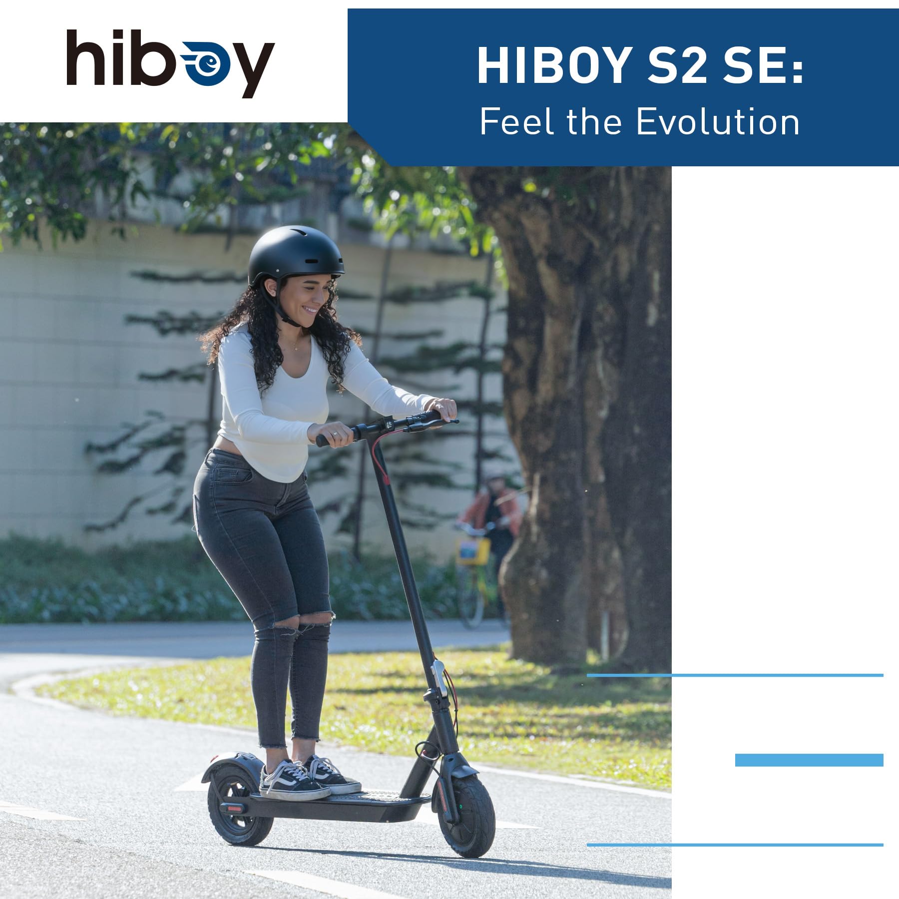 Hiboy 430W Peak Motor Electric Scooter, 10 Tires,17 Miles Range, 19 MPH Speed, Dual Brake System, Electric Scooter Adults Commut