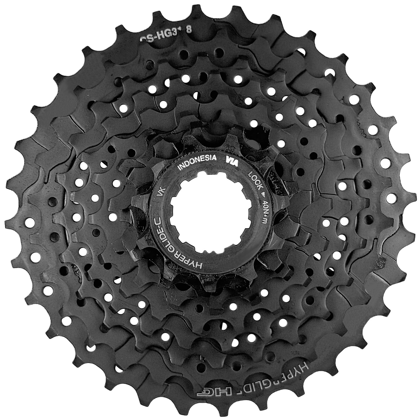 Relwears Bike Cassette 8 Speed Cassette CS-HG31 11-32T Bike Sprocket for Mountain Bike Road Bike Commuter Bike