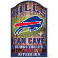 Wincraft NFL Buffalo Bills 05388011 Wood Sign, 11 x 17, Black