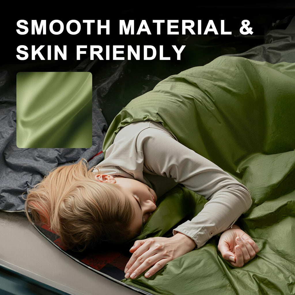 Ultralight Warm Weather Sleeping Bag - Portable, Waterproof, Compact Lightweight, Comfort With Compression Sack - Great For Outd