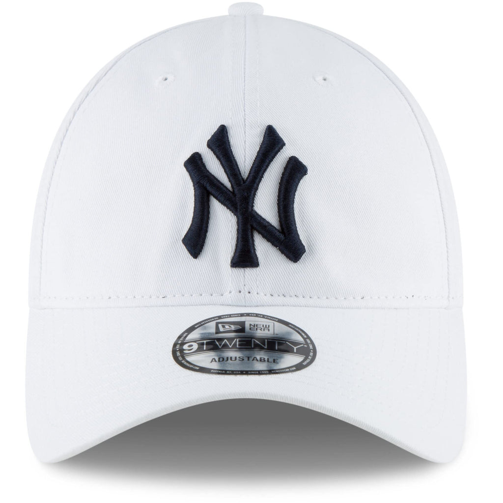 New Era Mlb Core Classic 9Twenty Adjustable Hat Cap One Size Fits All (New York Yankees White)