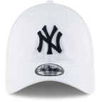 New Era Mlb Core Classic 9Twenty Adjustable Hat Cap One Size Fits All (New York Yankees White)