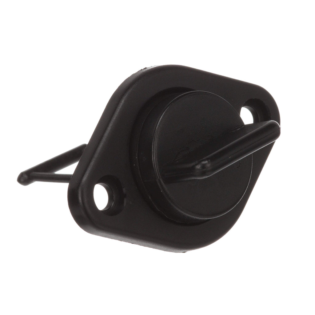 Attwood 17211-3 Drain Plug And Receiver Kit, -Inch Diameter 1-Piece Plug, Threaded Receiver, Molded Black Plastic