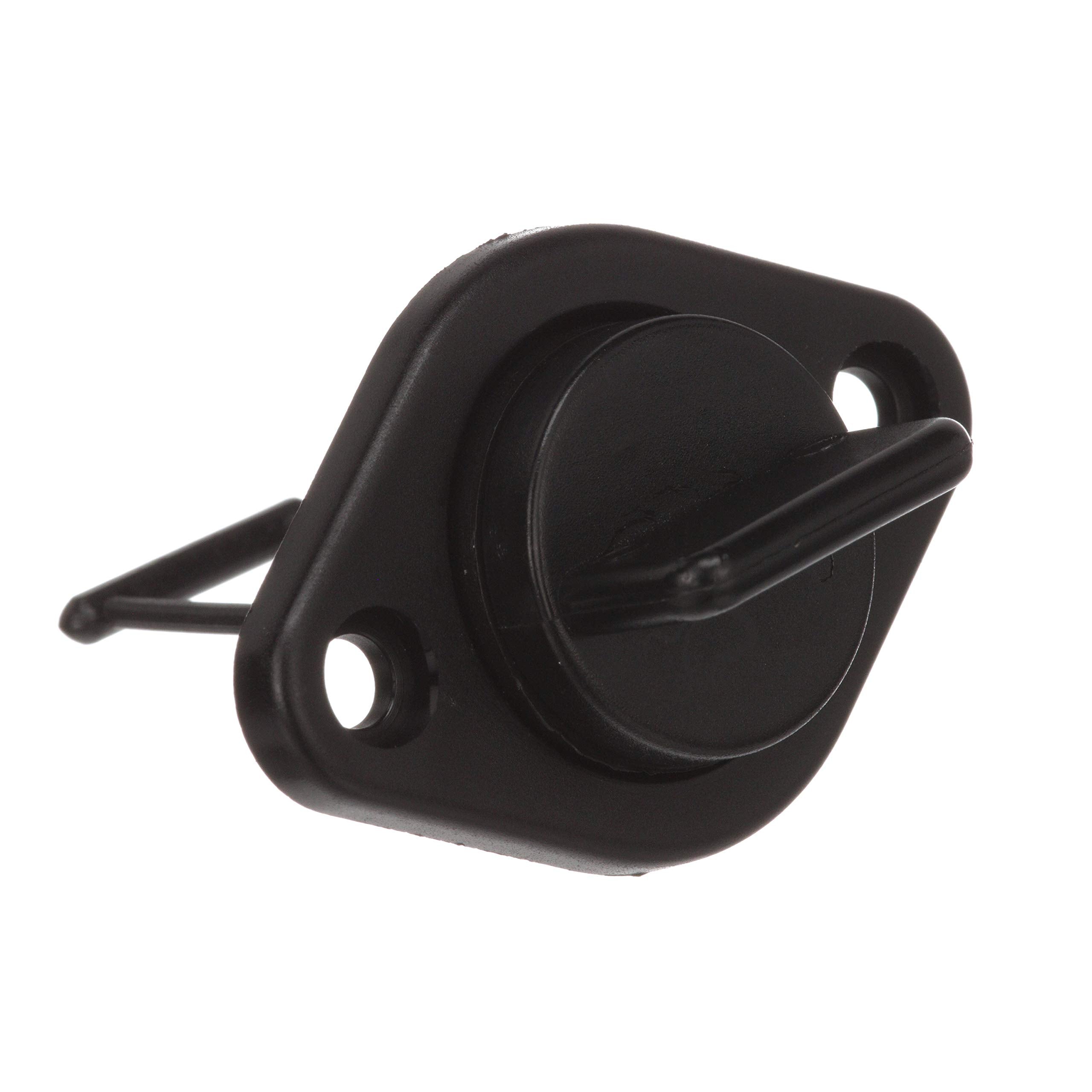 Attwood 17211-3 Drain Plug And Receiver Kit, -Inch Diameter 1-Piece Plug, Threaded Receiver, Molded Black Plastic