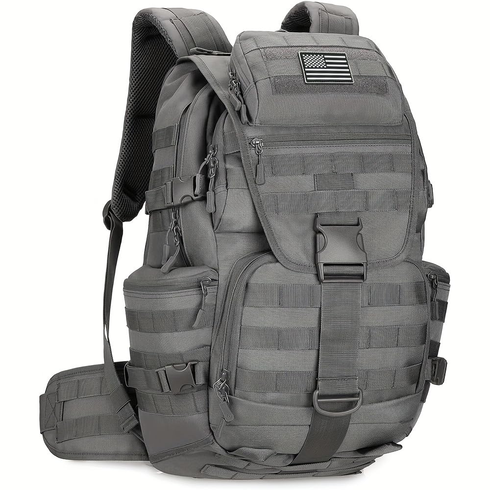 HongXingHai 50L Military Tactical Backpack 3 Day Assault Pack Molle Daypack Hiking Backpack for Men and Women