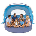 VEVOR Beach Tent Sun Shelter for 6 Person, UPF 50+ Protection, Portable Sun Shade Canopy with Carrying Bag & Sand Pockets, Light