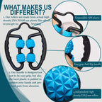 Foam Roller Deep Tissue Massager  Myofascial Massage Tools With Drawstring Gym Bag  Muscle Roller For Legs  Fit Roller Pro, High